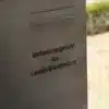 Briefkasten des Verfassungsgerichts des Landes Brandenburg