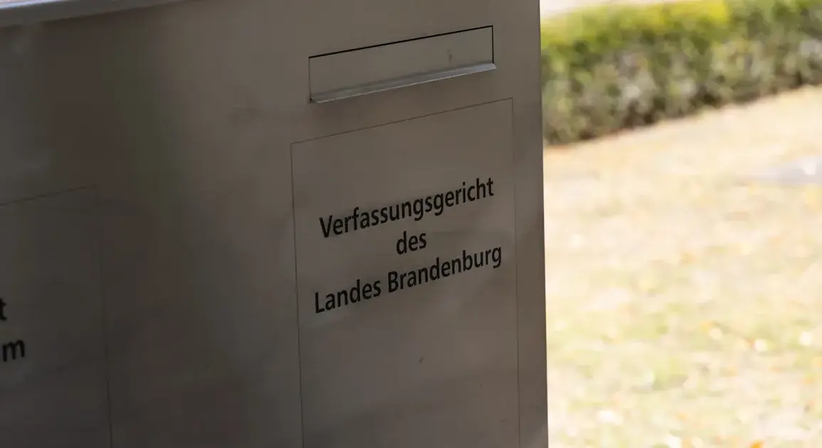 Briefkasten des Verfassungsgerichts des Landes Brandenburg
