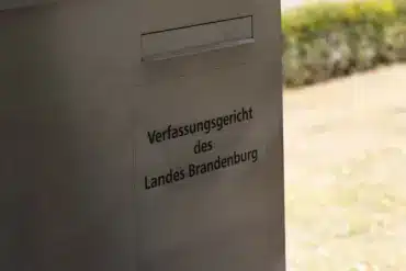 Briefkasten des Verfassungsgerichts des Landes Brandenburg
